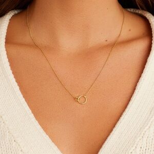 Gorjana Gold Circle Necklace